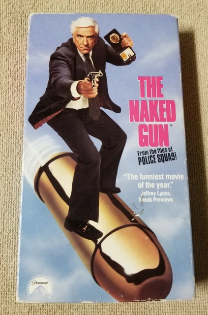 THE NAKED GUN VHS Video Tape 1988 Leslie Nielsen Comedy Movie OJ