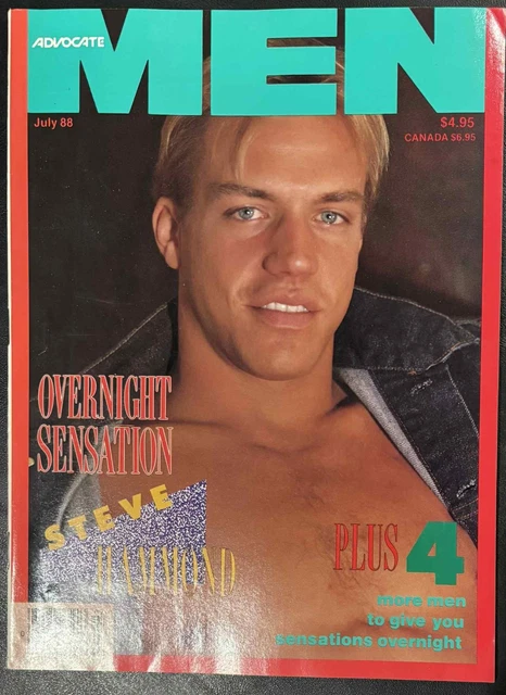 ADVOCATE MEN MAGAZINE Vintage Gay Interest July 1988 Steve Hammond 22