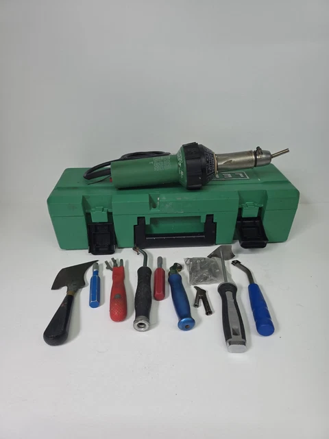 LEISTER TRIAC S Hot Air Heat Gun Flooring Plastic Welding Kit V PicClick UK