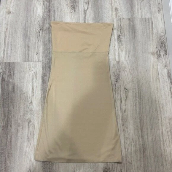 SPANX NUDE SLIP HIDE SLEEK STRAPLESS FULL SLIP DRESS SIZE LARGE PicClick UK