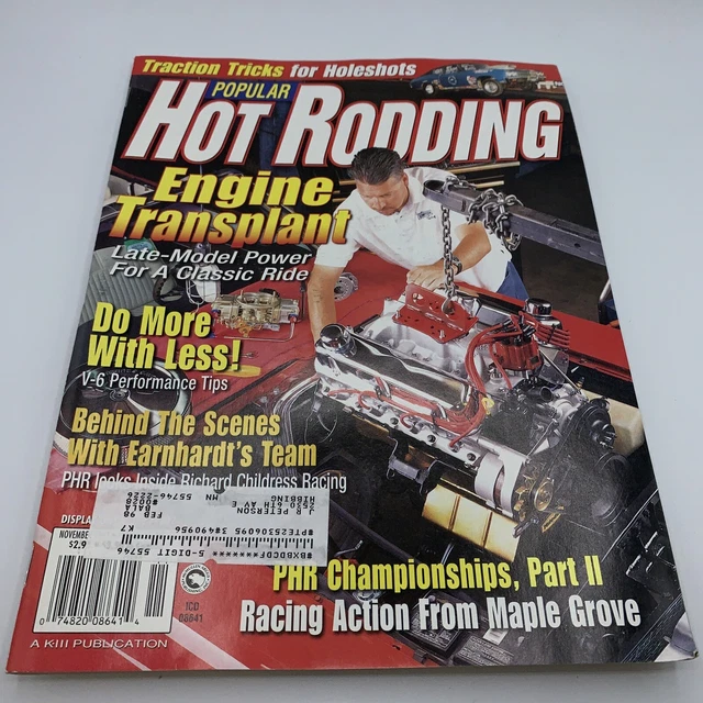 POPULAR HOT RODDING Nov Traction Tricks Engine Transplants V Performan PicClick UK
