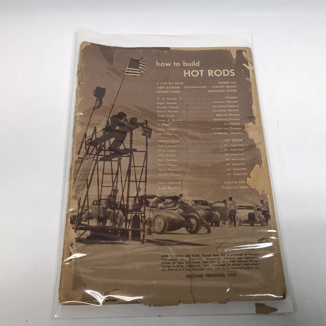 HOW TO BUILD Hot Rods Rare Hot Rod Builder Mag Fawcett 1955 Coverless Fair 11 53