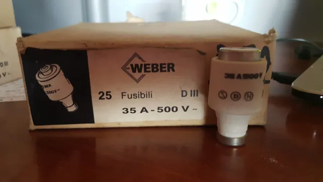 FUSIBILI WEBER 35A 500V EUR 9,00 - PicClick IT