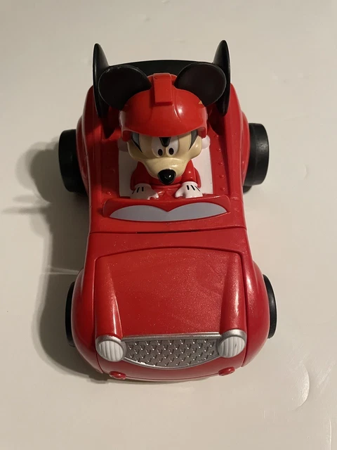 MATTEL DISNEY MICKEY Mouse Racers Transforming Hot Rod Race Car W Sounds EUR