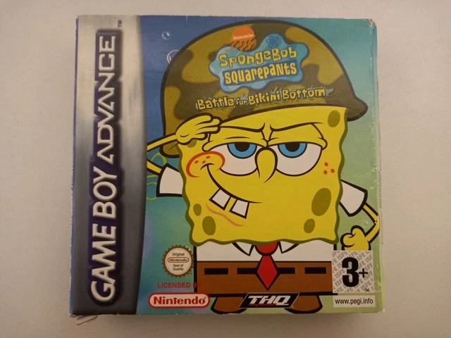 FAULTY SPONGEBOB SQUAREPANTS Battle For Bikini Bottom Gameboy