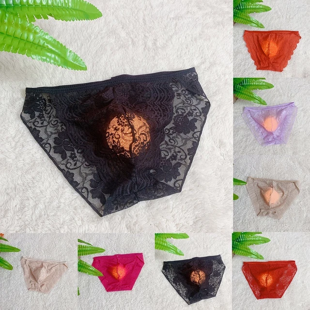 SLIPS BIKINI CONFORTABLES et tendance en maille dentelle pure poche bombée slip EUR 7 76