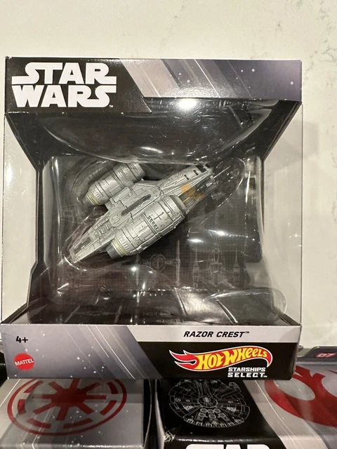 STAR WARS HOT Wheels Millennium Falcon Razor Crest Jedi Starship Select Lot Of