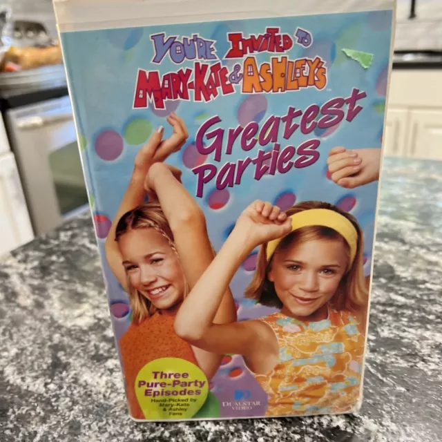 Youre Invited To Mary Kate Ashleys Olsen Twins Greatest Parties Vhs