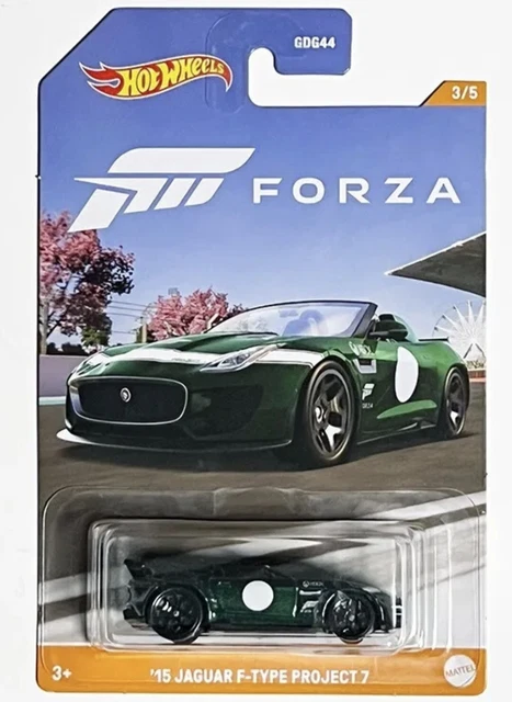 HOT WHEELS 2023 Forza 15 Jaguar F Type Project 7 Vert EUR 9 37