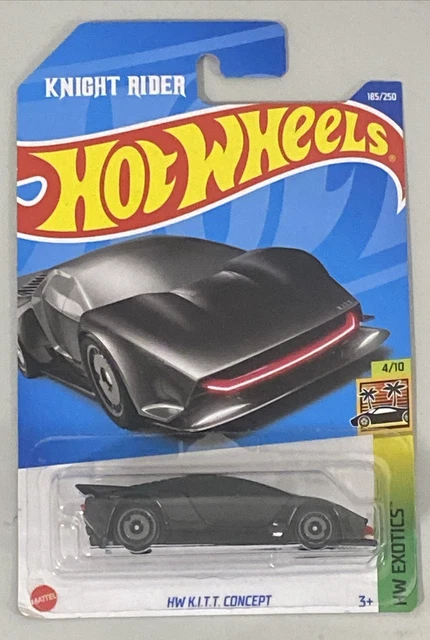 HOT WHEELS KNIGHT Rider K I T T Concept Black HW Exotic 2023 4 10