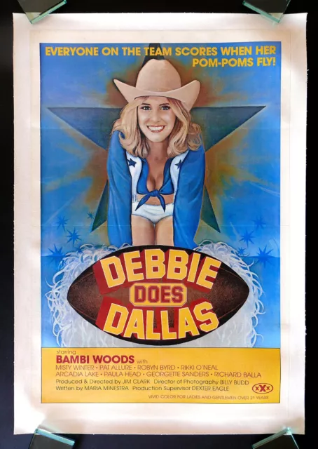 Debbie Does Dallas Cinemasterpieces Adult Original Movie Poster