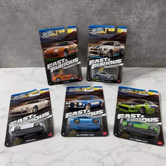 HOT WHEELS FAST Furious Brian O Conner Supra Skyline Eclipse