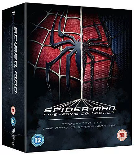 THE SPIDER MAN COMPLETE Five Film Collection Blu Ray Region Free