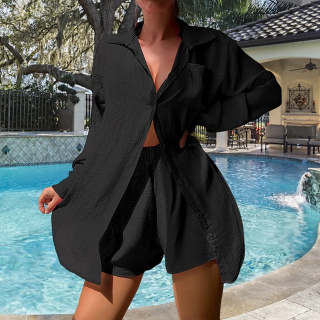 PIECE BIKINI Cover Up Girls Sexy Beach Clothes Bathing Suit Cover Up
