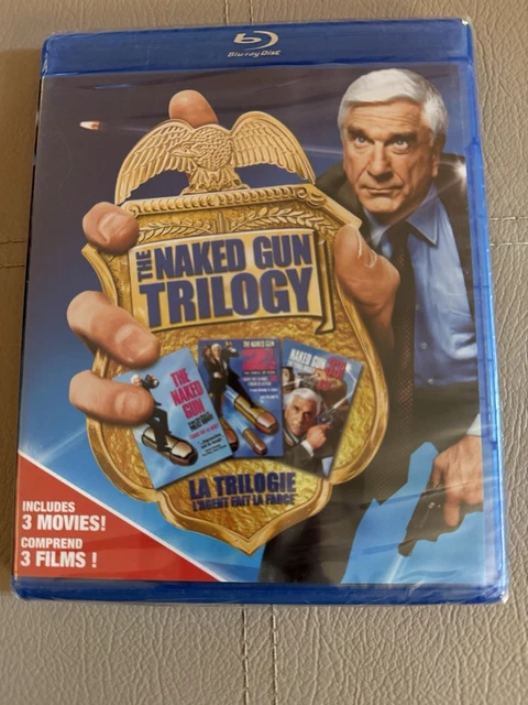 THE NAKED GUN Trilogy Blu Ray NEW Leslie Nielsen Priscilla Presley