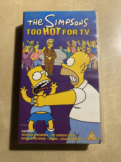 THE SIMPSONS TOO Hot For TV VHS PAL PicClick UK
