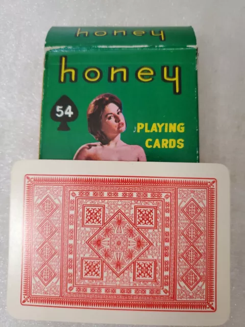 VINTAGE PINUP NUDE PLAYING Card Deck 54 Cards Honeys Glorious Nudes 10
