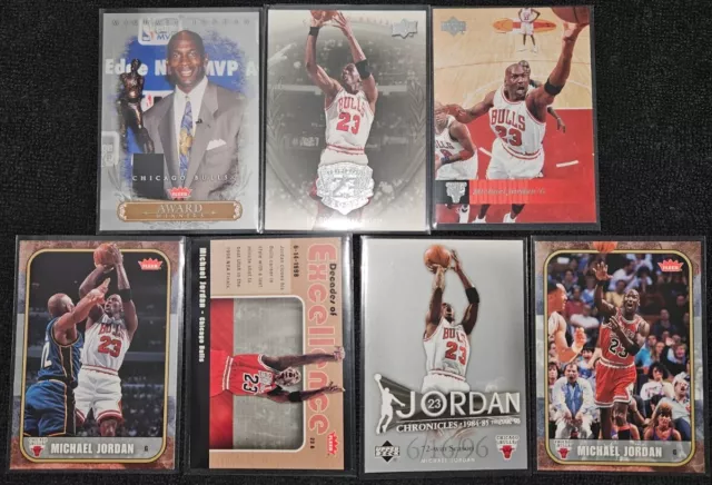 Michael Jordan Chicago Bulls Card Lot Nba Basketball Trading Cards Goat Picclick