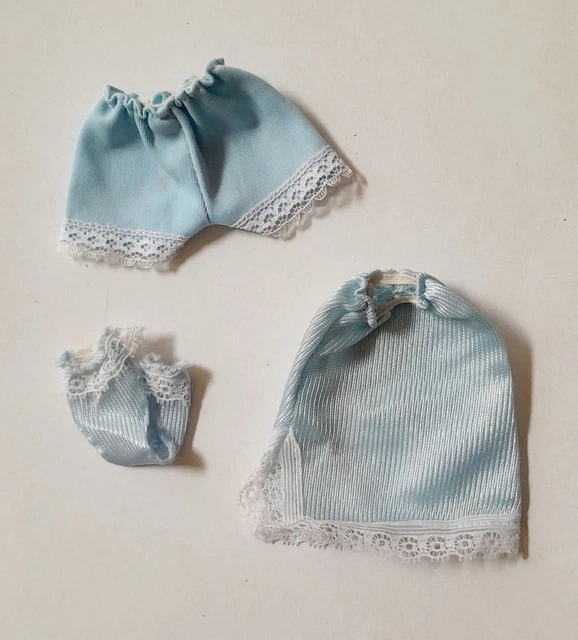 VINTAGE SINDY 1980S Blue Lingerie Night Set Knickers Orginal Pedigree