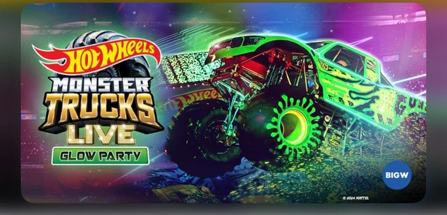 HOT WHEELS MONSTER Trucks Live Glow Party ROD LAVER ARENA Aug Th Pm PicClick AU