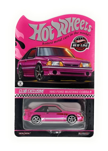 HOT WHEELS 2024 RLC Exclusif Édition Rose 1993 Mustangs Cobra R sans réserve EUR 28 00