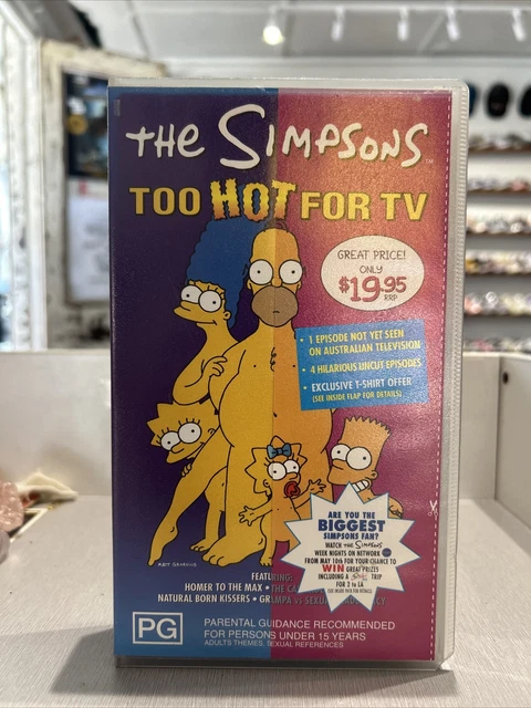THE SIMPSONS TOO Hot For TV VHS Small Box EUR PicClick FR