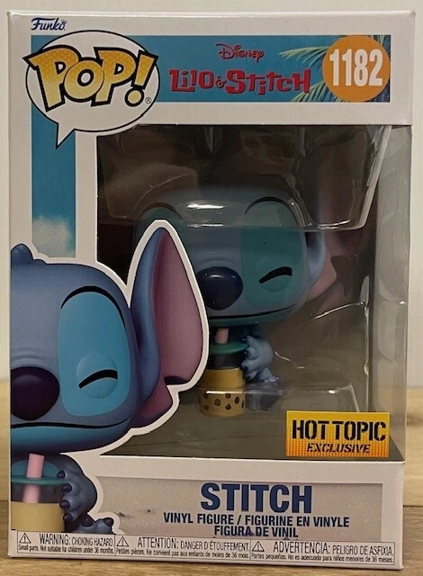 STITCH W BOBA Disney Lilo Stitch Funko Pop Hot Topic