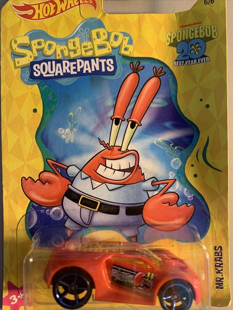 SPONGEBOB SQUAREPANTS ULTRA Rage Mr Krabs Nickelodeon Hot Wheels