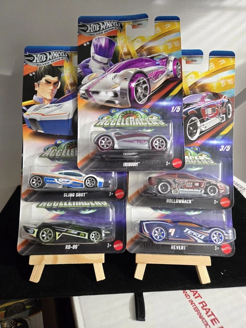 HOT WHEELS Silver Series Acceleracers Complete Set Of