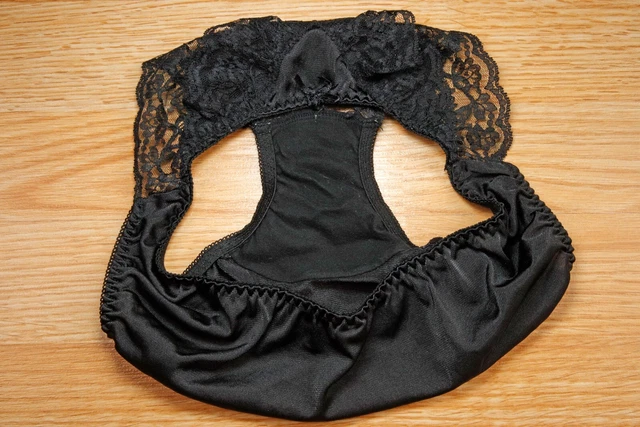 Vintage Japanese Nylon Shiny Slippery Pretty Cute Black Bikini Panty Extra Small Picclick Ca