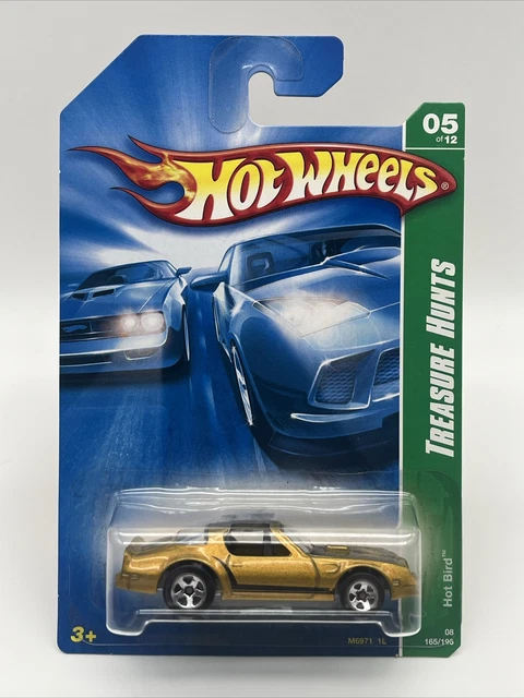 HOT WHEELS CHASSE AU TRÉSOR HOT BIRD Or Pontiac Trans Am protection EUR