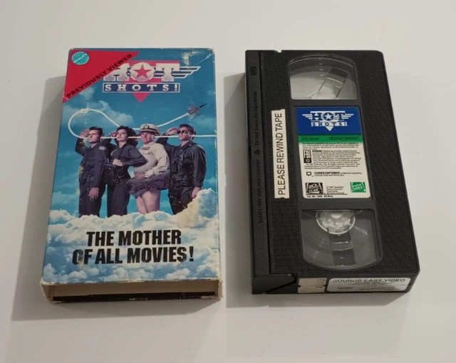 HOT SHOTS VHS FORMER RENTAL PicClick UK