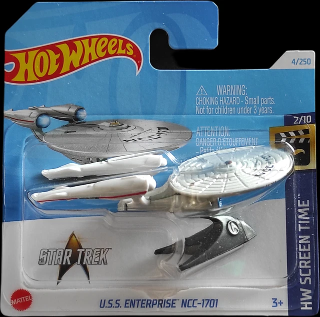 2024 HOT WHEELS 4 250 U S S ENTERPRISE NCC 1701 Short Card HW SCREEN