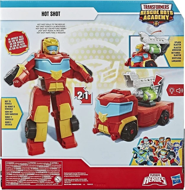 PLAYSKOOL HEROES TRANSFORMERS Rescue Bots Academy Rescue Power Hot Shot Converti EUR