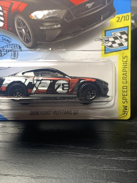 Hot Wheels Ford Mustang Gt Borla Noir Hw Speed Graphics Eur Picclick Fr
