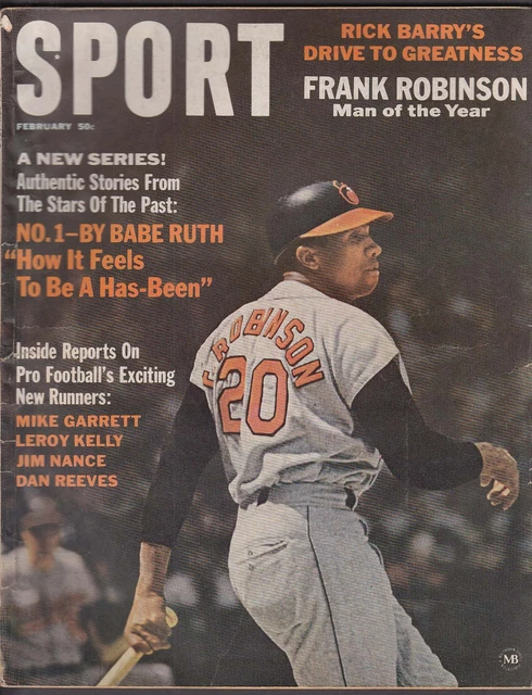 SPORT FRANK ROBINSON Rick Barry Babe Ruth Mike Garrett Leroy Kelly 2