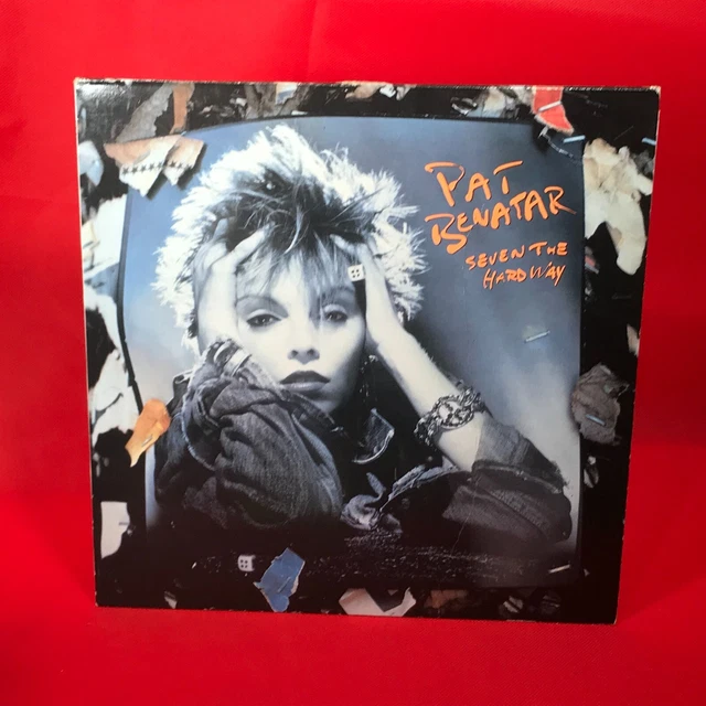 PAT BENATAR SEVEN The Hard Way UK Vinyl LP INNER Sex As A Weapon