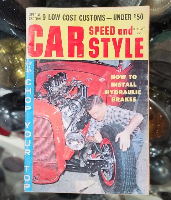 CAR SPEED AND STYLE Vtg Hot Rod Drag Racing Custom How To Chop