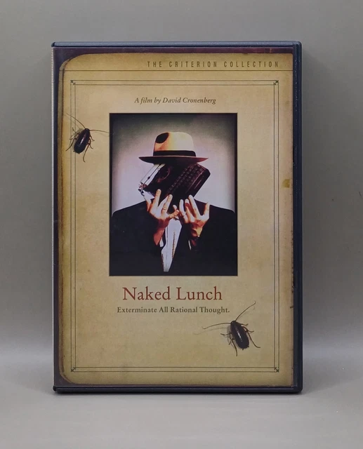 NAKED LUNCH CRITERION Collection DVD Disc US Import Region Damaged Case