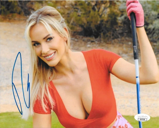 Paige Spiranac Lpga Golf Signed Hot X Photo Autographed Jsa