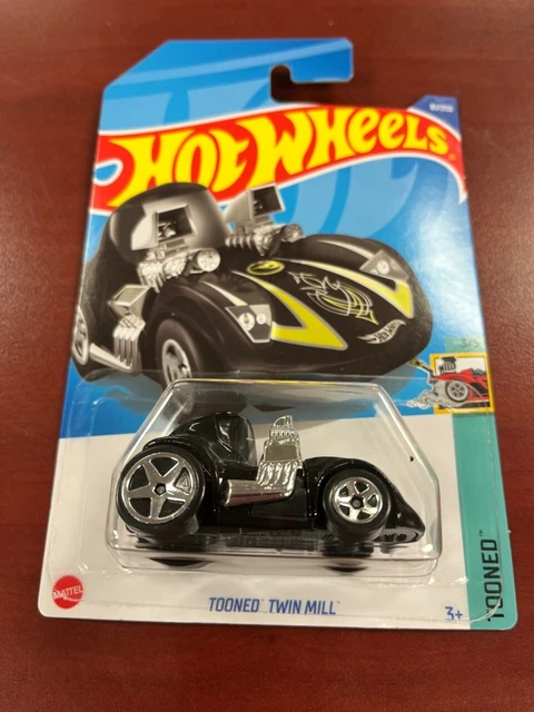 HOT WHEELS Treasure Hunt Black Tooned Twin Mill