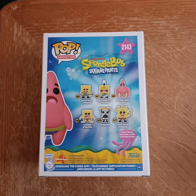 FUNKO POP SPONGEBOB Squarepants PATRICK WITH WEDGIE Hot Topic Exclusive