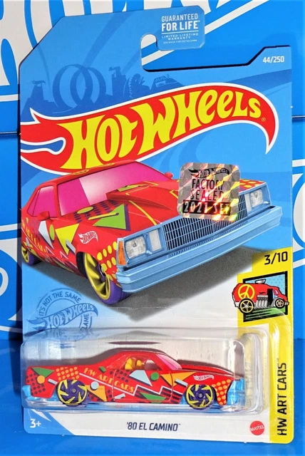 LOT D USINE HOT Wheels 2021 Art Cars Series 44 80 El Camino Rouge Et
