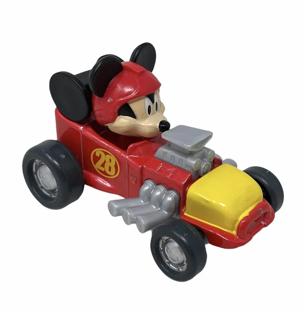 MATTEL DISNEY MICKEY Mouse Roadster Racers Transforming Hot Rod Race