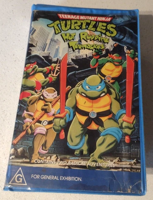 TEENAGE MUTANT NINJA Turtles Hot Rodding Teenagers VHS Pal Big