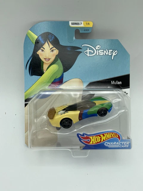 HOT WHEELS DISNEY Character Cars Series Mulan échelle LIVRAISON GRATUITE EUR