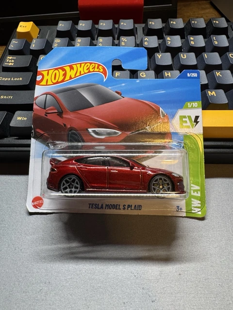 HOT WHEELS TESLA Model S Plaid Red PicClick UK
