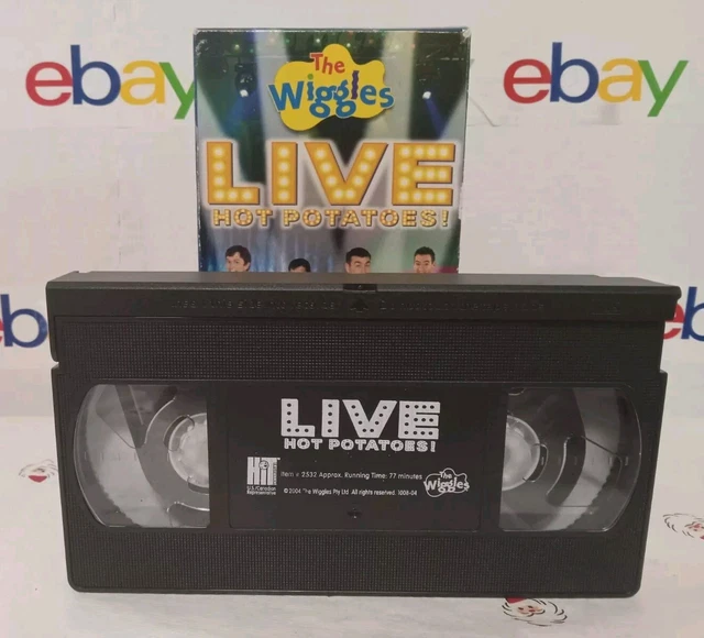 BANDE VHS HIT HIT Wiggles LIVE Hot Potatoes HIT Entertainment 2004 RARE