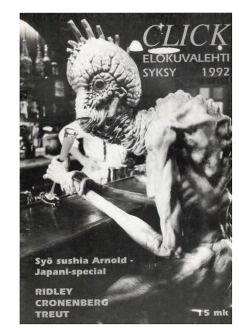 NAKED LUNCH 1991 Finnish Magazine 1992 David Cronenberg Spike Lee Total