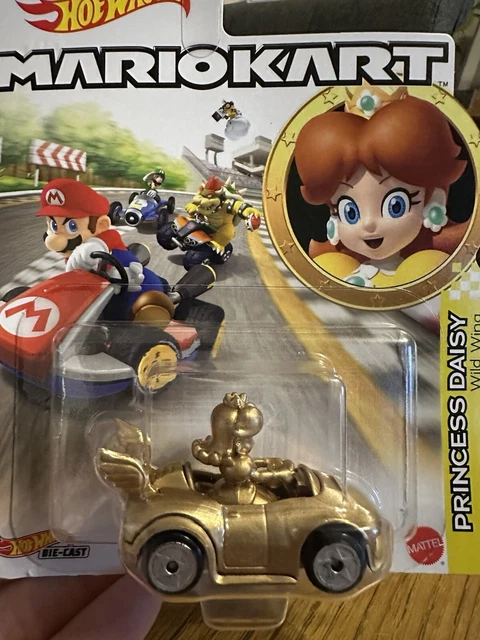 HOT WHEELS MARIO KART CHARACTER CARS PRINCESS DAISY WILD WING Gold Customised PicClick UK